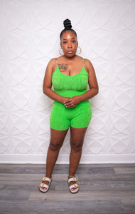 Sasha Lime Green 2 Piece Set