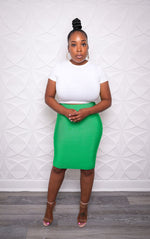 Ashantia Green Bandage Skirt