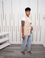 Avani Khaki Suit Vest