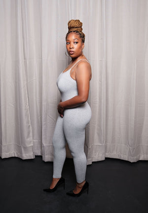 Kaiya Heather Grey Jumpsuit