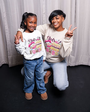 Girls Just Wanna Have Funds Crew Neck (Youth Girls)