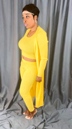 Violet 3 Piece Yellow  Set