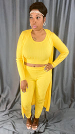 Violet 3 Piece Yellow  Set