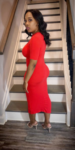 Emani Red Dress
