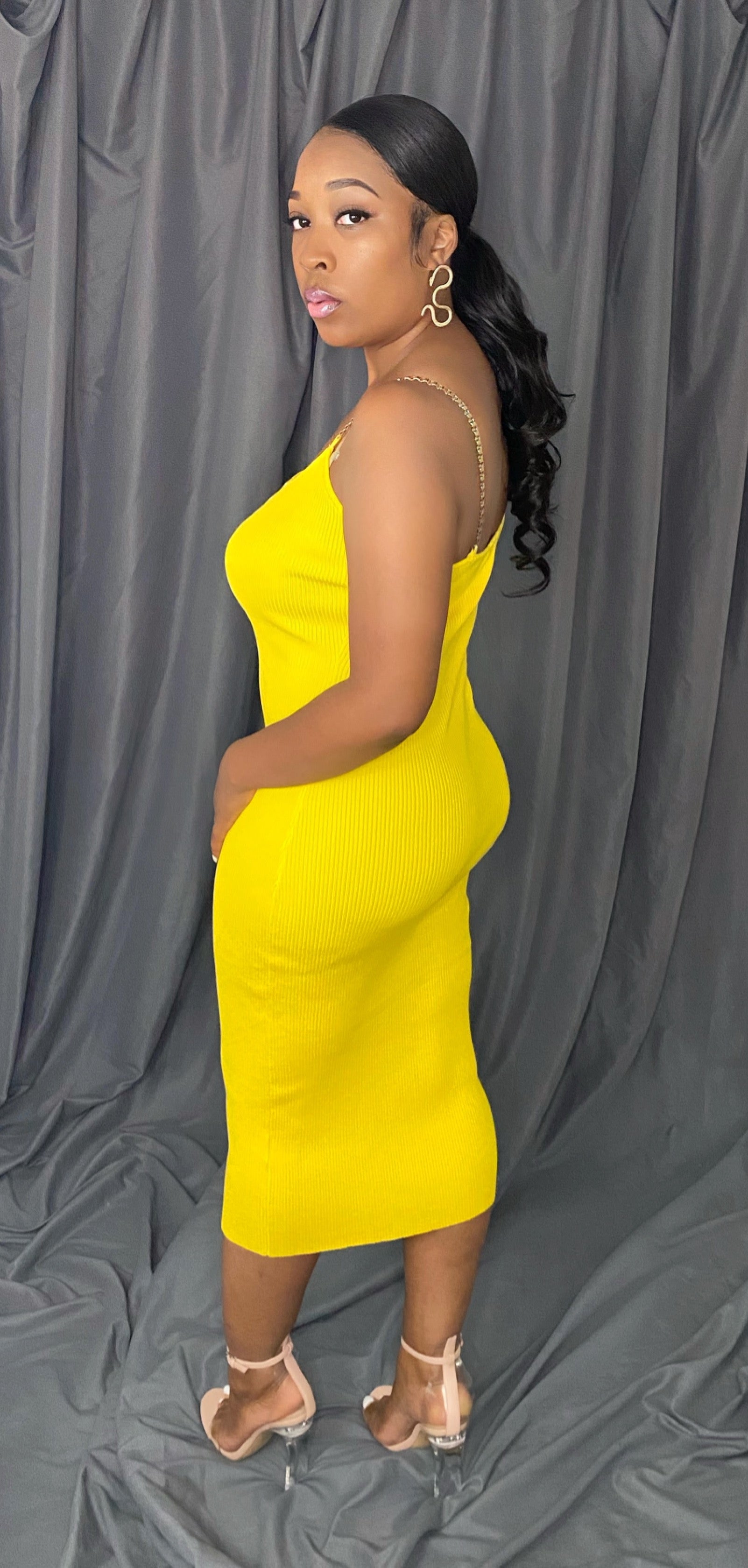 Gianna Yellow Dress